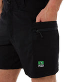 WS-6 Comfort Waist Stretch Cargo Short - Black