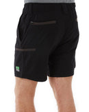 WS-7 Elastic Waist Stretch Utility Short - Black