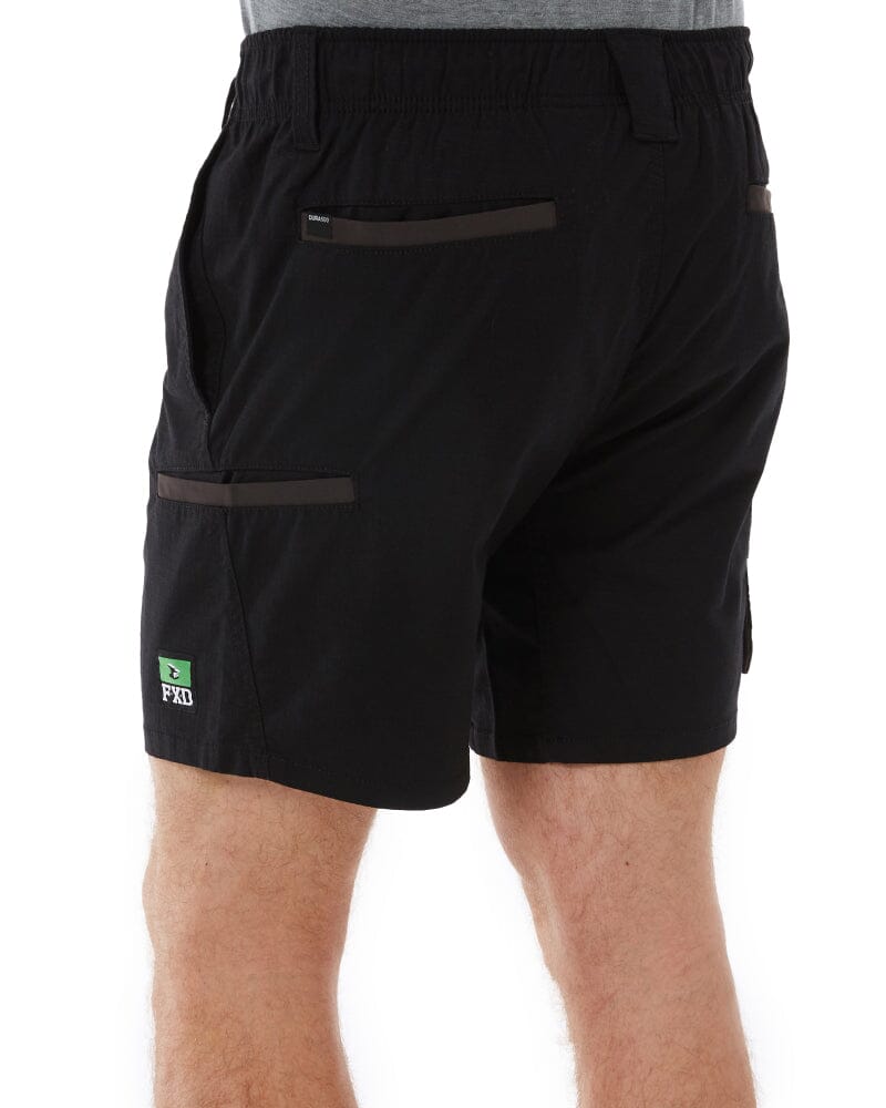 WS-7 Elastic Waist Stretch Utility Short - Black
