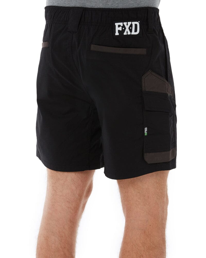 WS-7 Elastic Waist Stretch Utility Short - Black