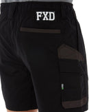 WS-7 Elastic Waist Stretch Utility Short - Black