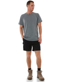 WS-7 Elastic Waist Stretch Utility Short - Black