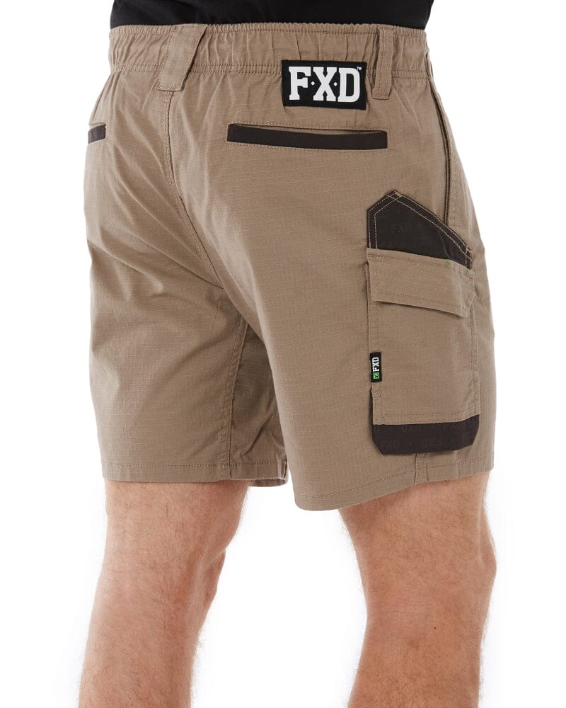 WS-7 Elastic Waist Stretch Utility Short - Khaki