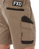 WS-7 Elastic Waist Stretch Utility Short - Khaki