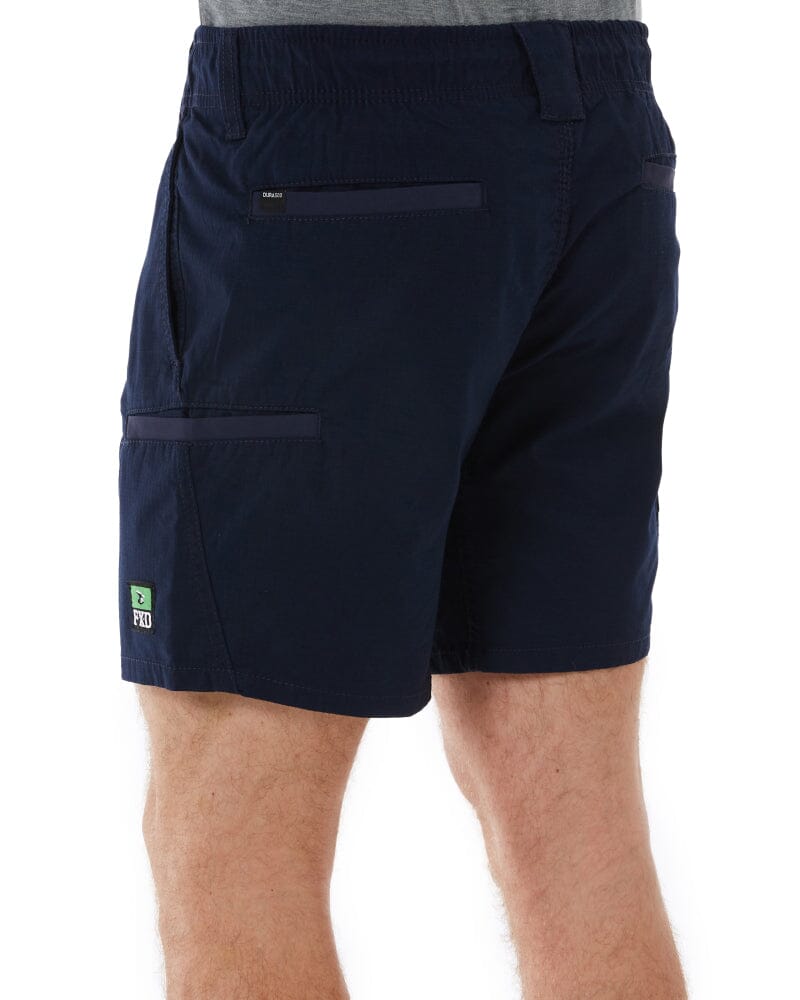 WS-7 Elastic Waist Stretch Utility Short - Navy