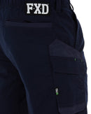 WS-7 Elastic Waist Stretch Utility Short - Navy