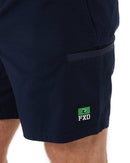 WS-7 Elastic Waist Stretch Utility Short - Navy