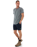 WS-7 Elastic Waist Stretch Utility Short - Navy