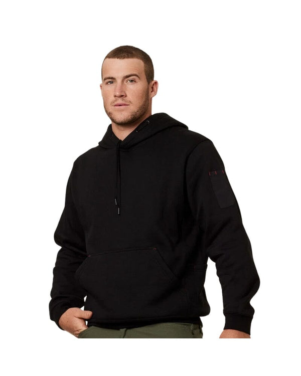 Brushed Fleece Hoodie - Black