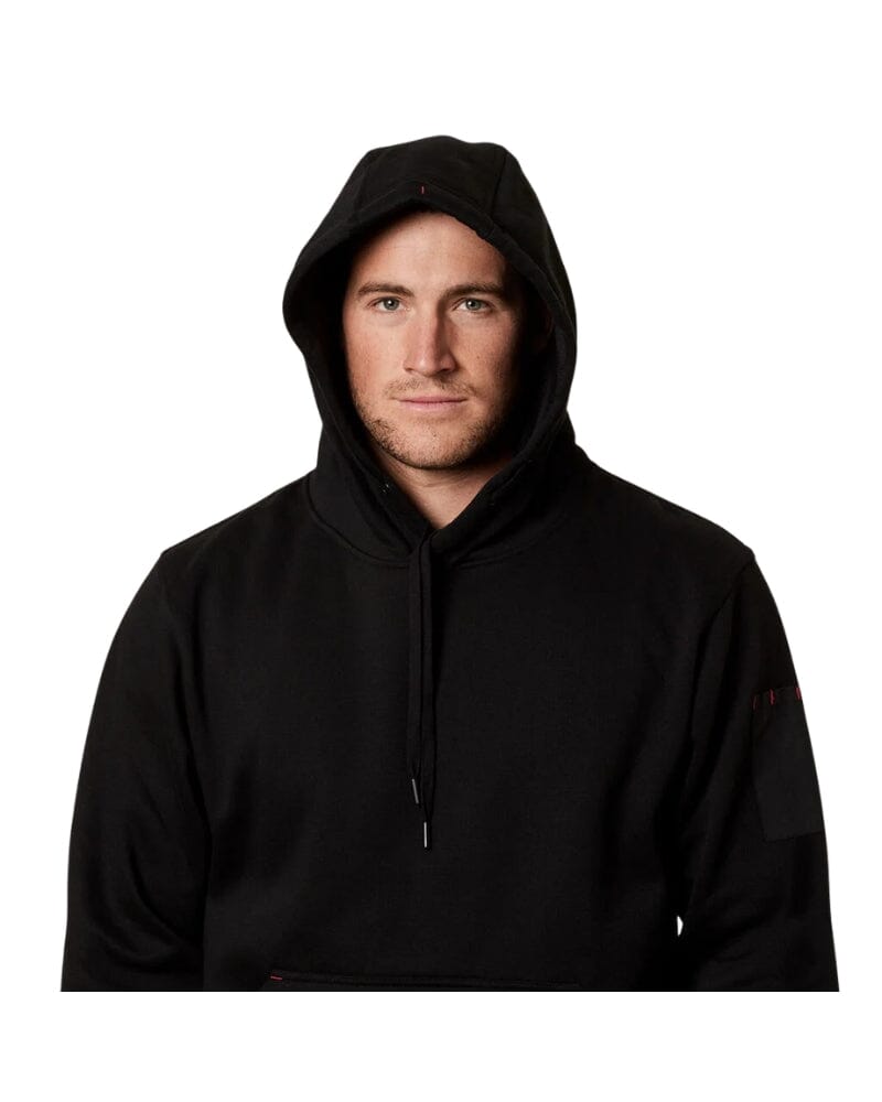 Brushed Fleece Hoodie - Black
