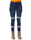 Womens Taped Jegging - Indigo