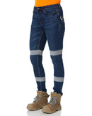 Womens Taped Jegging - Indigo