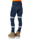 Womens Taped Jegging - Indigo