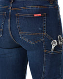 Womens Taped Jegging - Indigo