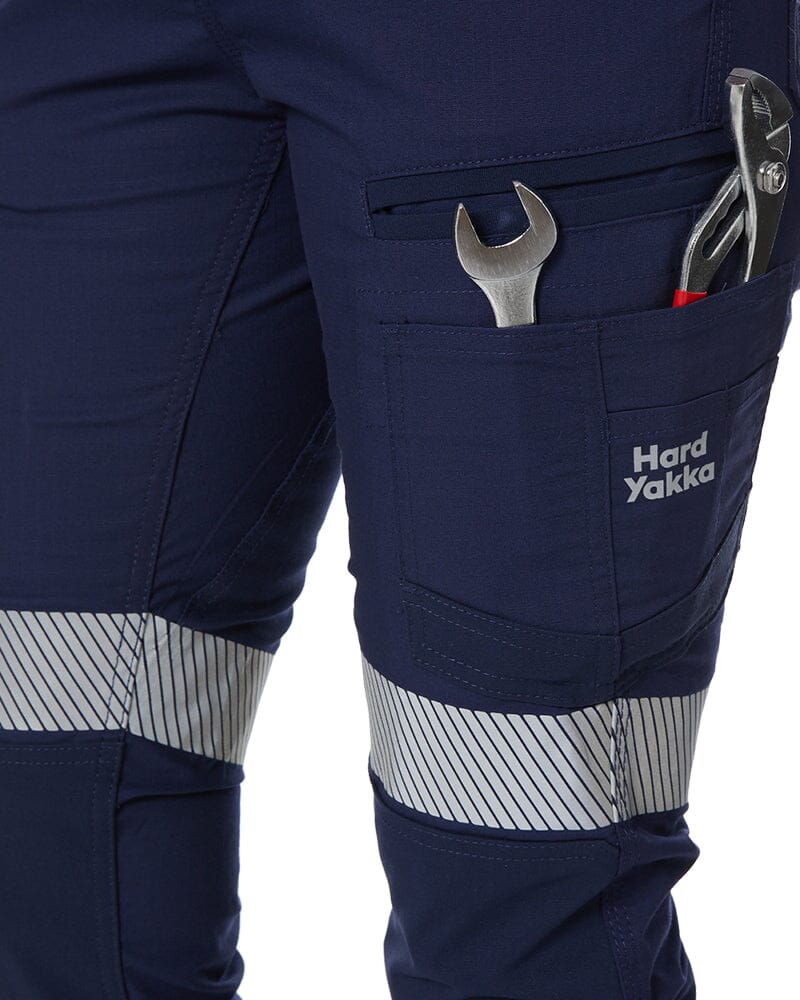 Hard Yakka Womens Raptor Cuff With Tape - Navy | Buy Online Hard Yakka Womens Raptor Cuff With Tape - Navy | Buy Online
