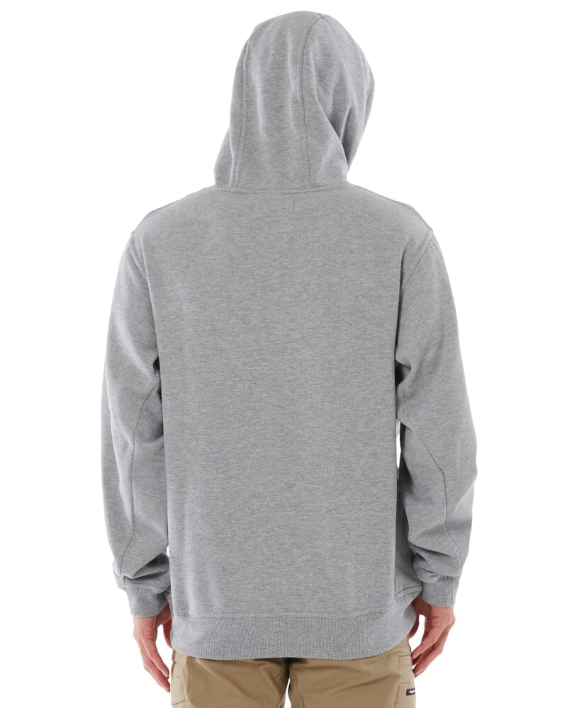 Brushed Fleece Hoodie - Grey Marle