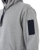 Brushed Fleece Hoodie - Grey Marle