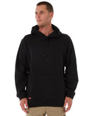 Brushed Fleece Hoodie - Black