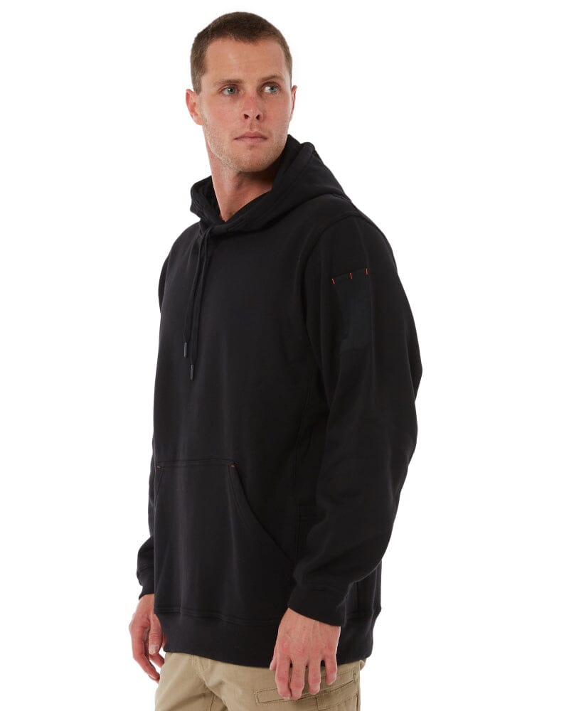 Brushed Fleece Hoodie - Black