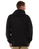 Brushed Fleece Hoodie - Black