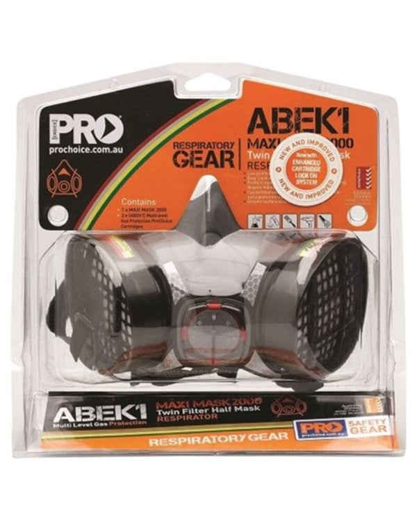 Assembled Half Mask Respirator Kit - Black