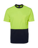 Hi Vis Trad T-Shirt - Lime/Navy