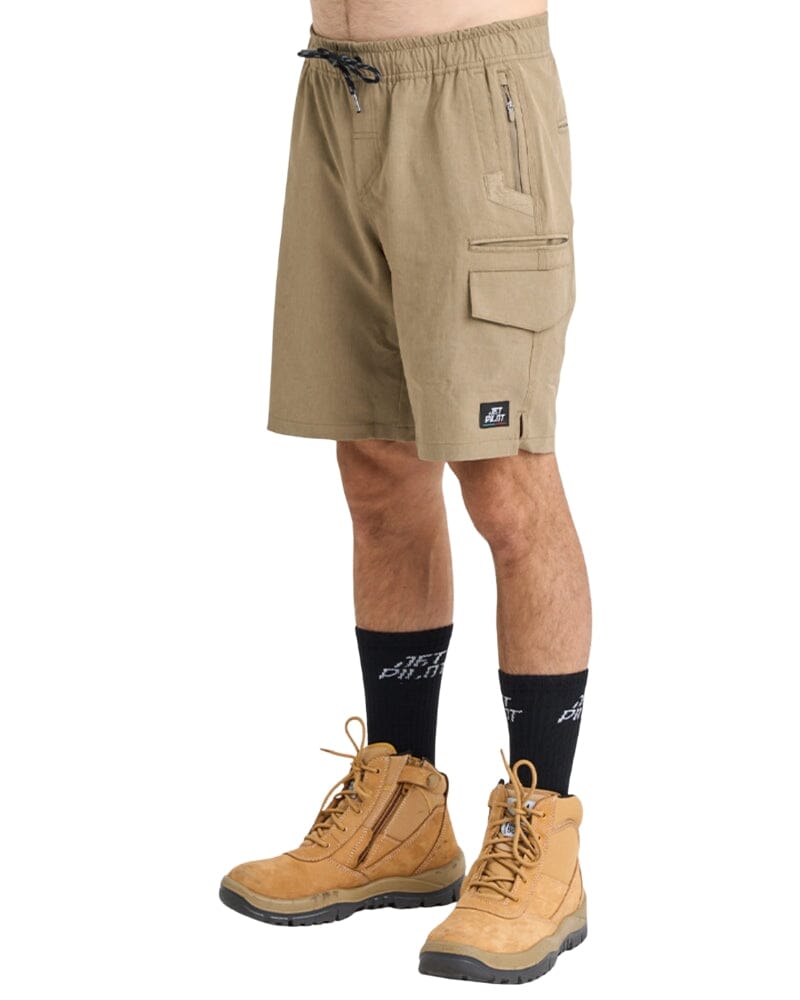 Jet-Lite Hybrid Utility Short - Khaki