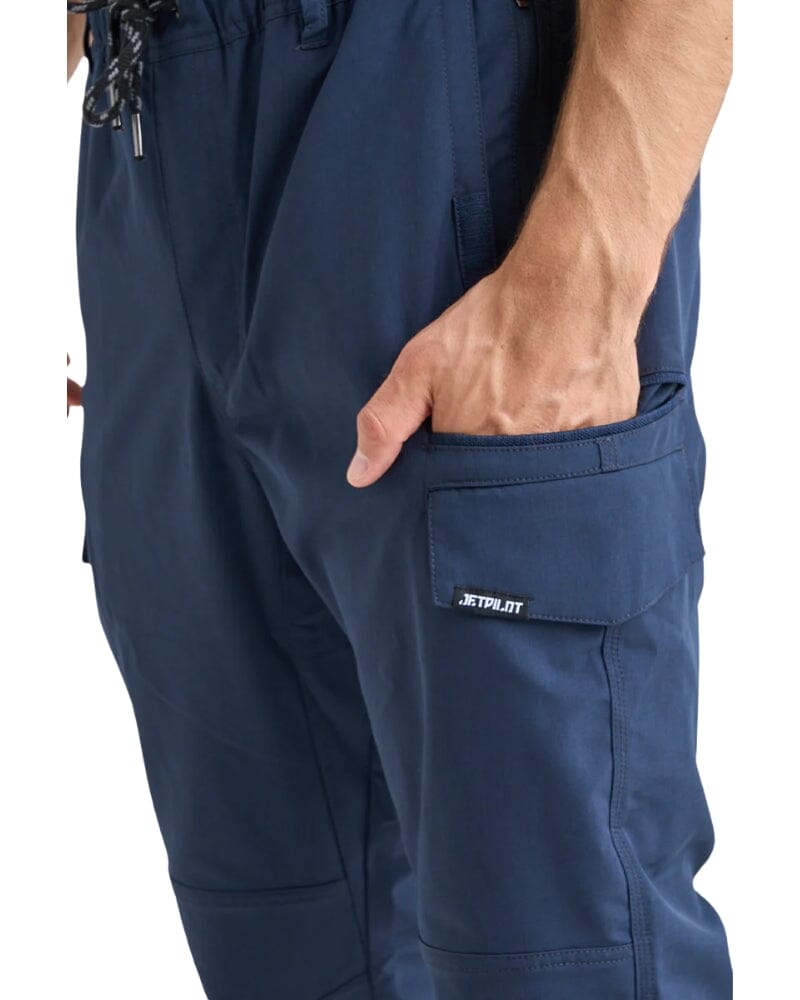 Jet-Lite Hybrid Elastic Waist Cuff Pant - Navy