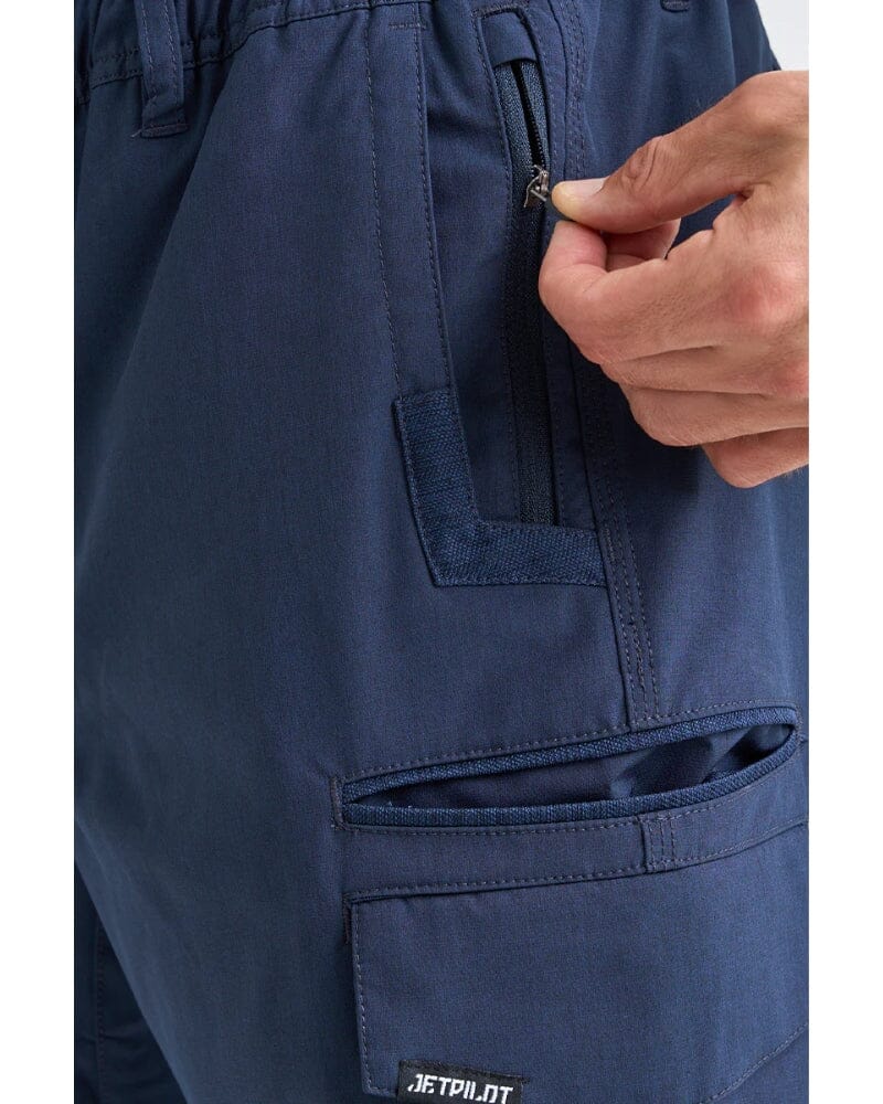 Jet-Lite Hybrid Elastic Waist Cuff Pant - Navy