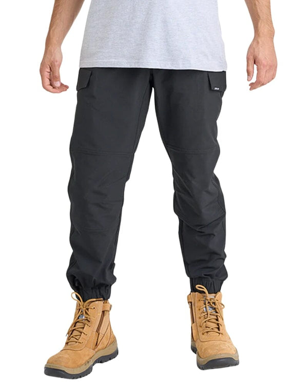 Jet-Lite Hybrid Elastic Waist Cuff Pant - Black
