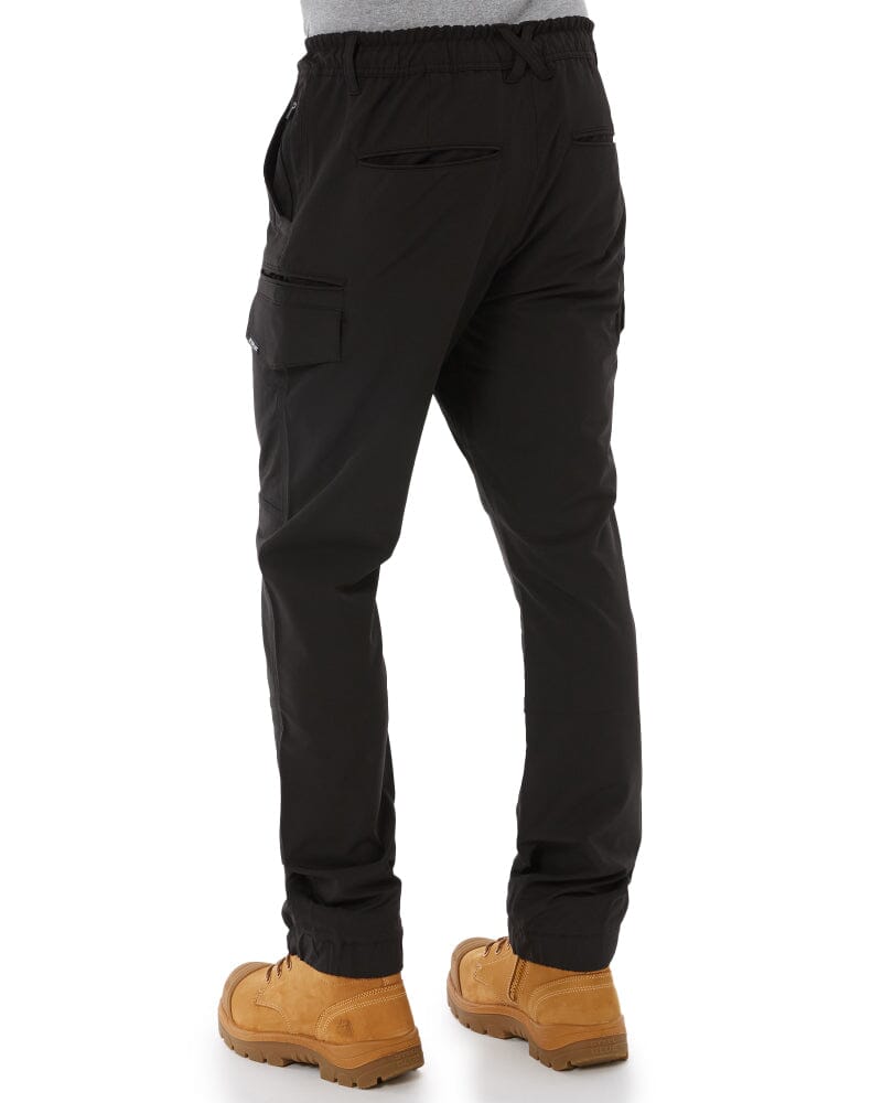 Jet-Lite Hybrid Elastic Waist Cuff Pant - Black