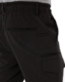 Jet-Lite Hybrid Elastic Waist Cuff Pant - Black