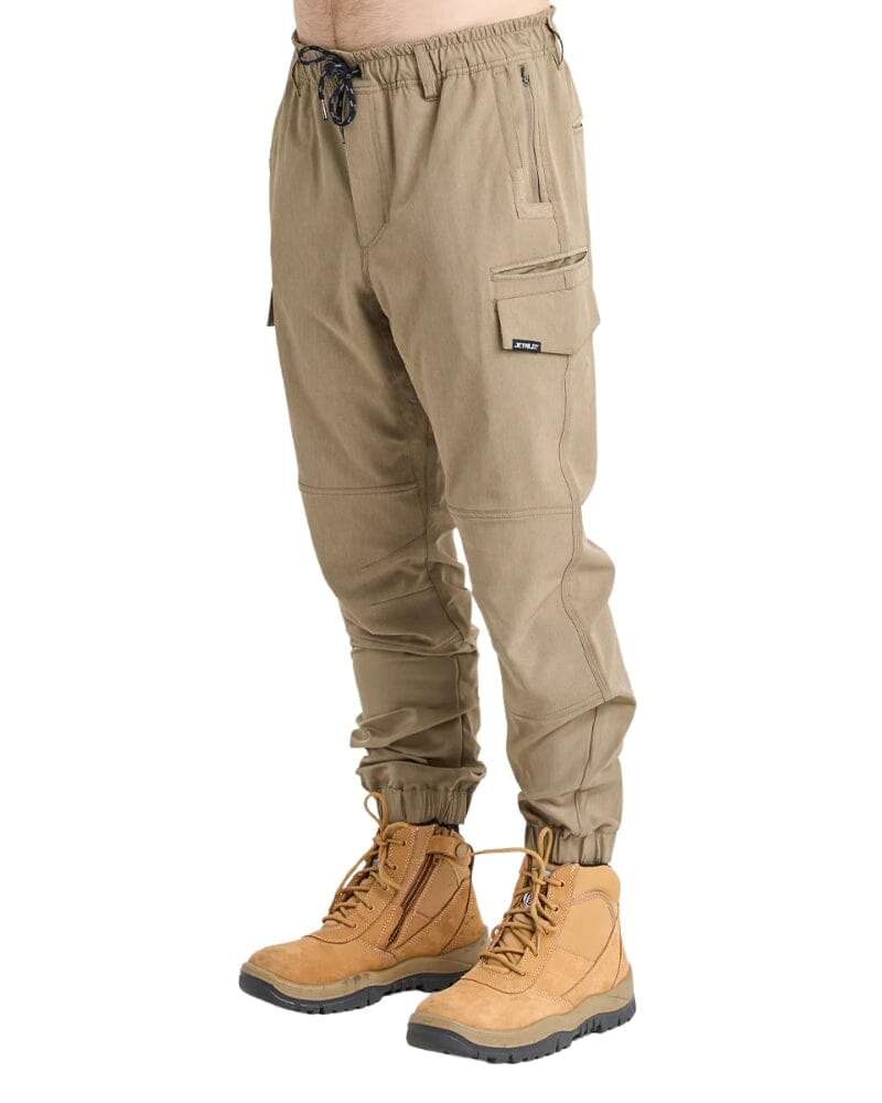Jet-Lite Hybrid Elastic Waist Cuff Pant - Khaki