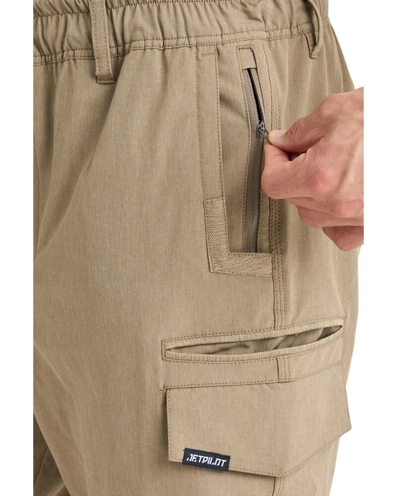Jet-Lite Hybrid Elastic Waist Cuff Pant - Khaki