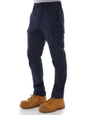 Jet-Lite Hybrid Elastic Waist Cuff Pant - Navy