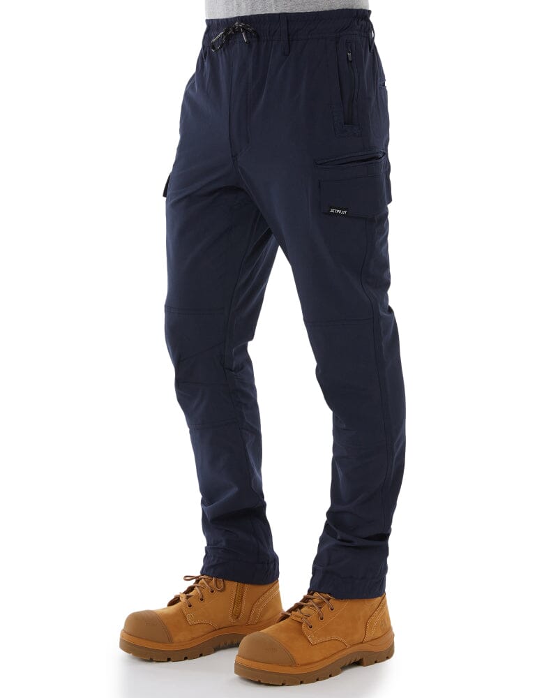 Jet-Lite Hybrid Elastic Waist Cuff Pant - Navy