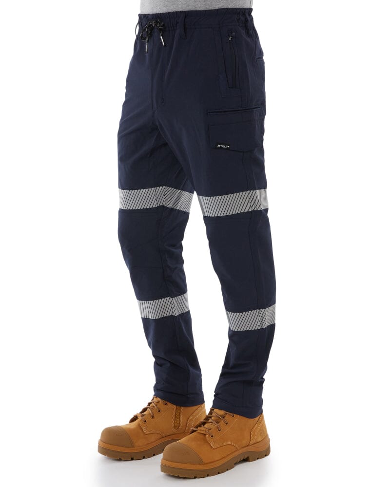Jet-Lite Hybrid Taped Elastic Waist Pant - Navy