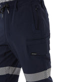 Jet-Lite Hybrid Taped Elastic Waist Pant - Navy