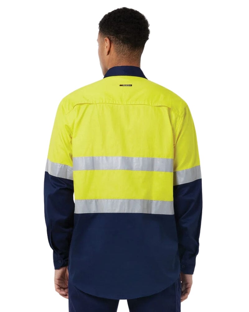 Vented Drill Shirt Taped - Yellow/Navy