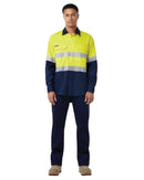 Vented Drill Shirt Taped - Yellow/Navy