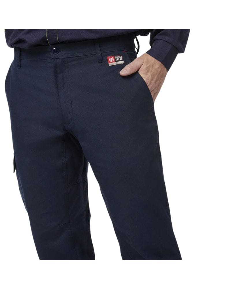 Shieldtec FR Flat Front Taped Cargo Pant - Navy