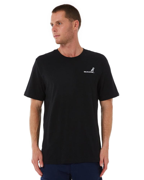 Classic Cotton Crew Neck SS Shirt - Black