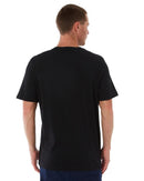 Classic Cotton Crew Neck SS Shirt - Black
