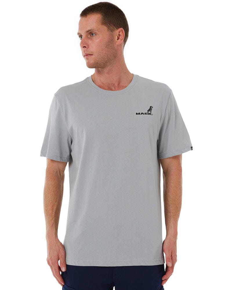 Classic Cotton Crew Neck SS Shirt - Steel Grey