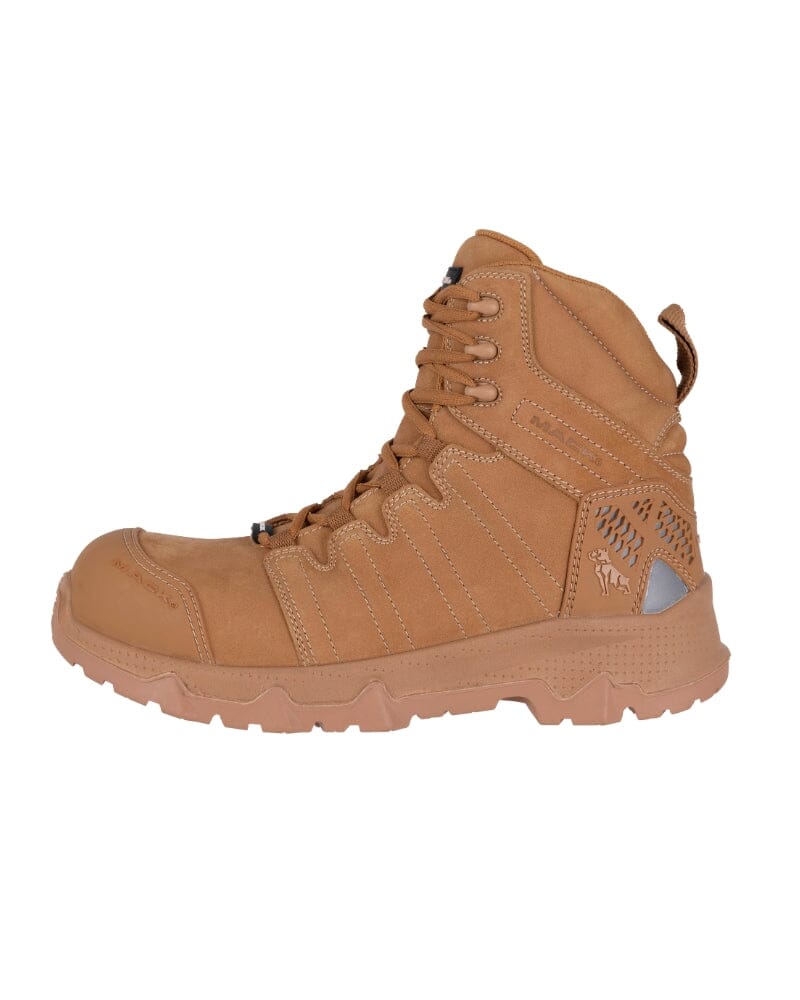 Octane 2.0 Zip Side Safety Boot - Honey