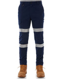 Stretch Bio Motion Taped Cuffed Cargo Pant - Navy