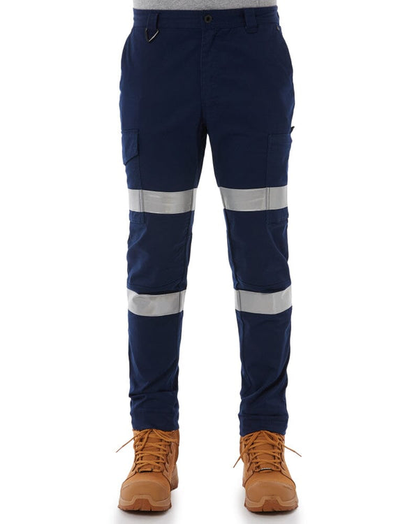 Stretch Bio Motion Taped Cuffed Cargo Pant - Navy