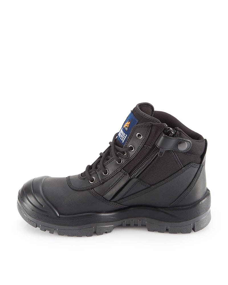 Tradies 461 Zipsider Scuff Cap Safety Boot Value Pack - Black