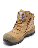 461 Zipsider Safety Boot with scuff cap - Wheat
