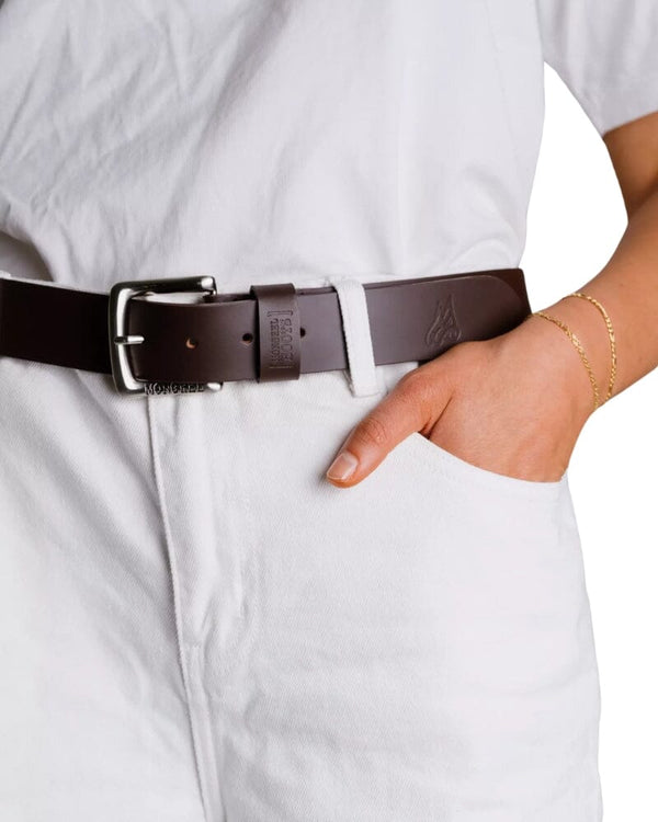 Mongrel Leather Belt - Brown